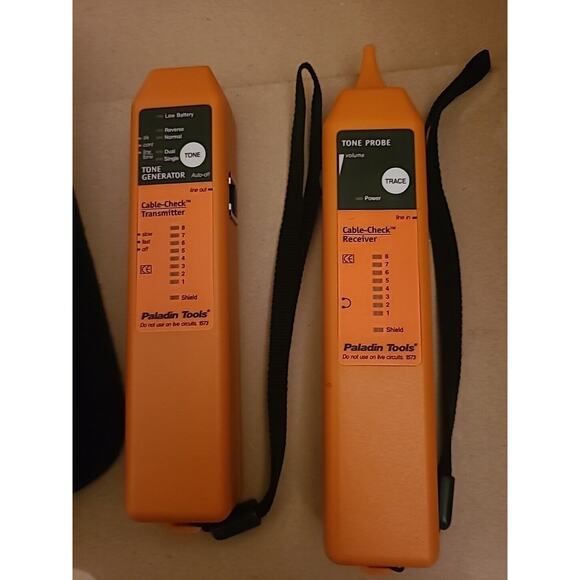 Paladin Tools 1573 Tone Generator & Probe CAT5 Cable Tester Tools w/ Bag - Picture 2 of 3